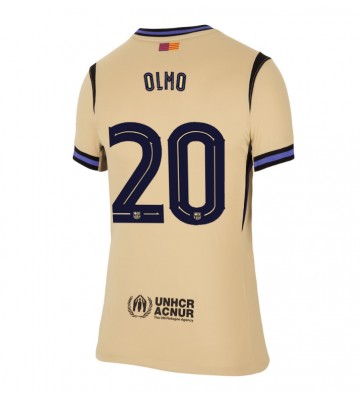 Barcelona Dani Olmo #20 Udebanetrøje Dame 2025-26 Kortærmet